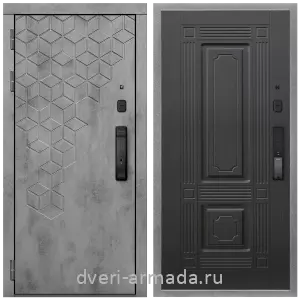 Заводские входные двери, Дверь входная Армада Квадро МДФ 16 мм Kaadas K9 / МДФ 16 мм ФЛ-2 Венге
