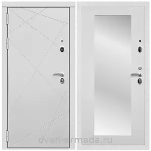 Современные входные двери, Дверь входная Армада Тесла МДФ 16 мм / МДФ 16 мм ФЛЗ-Пастораль, Ясень белый