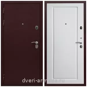 Антивандальные, Антивандальная металлическая  дверь входная Армада Престиж 2 Антик медь / МДФ 16 мм ФЛ-119 Белый матовый