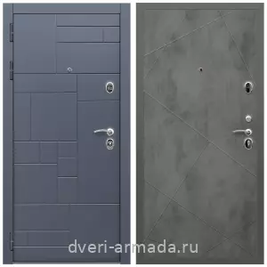 Входные двери МДФ с двух сторон, Дверь входная Армада Аккорд МДФ 10 мм / МДФ 10 мм ФЛ-291 Бетон темный