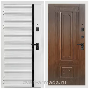 Взломостойкие входные двери 1.2, Дверь входная Армада Каскад WHITE МДФ 10 мм / МДФ 16 мм ФЛ-2 Мореная береза
