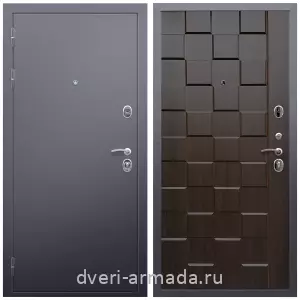 Левые входные двери, Дверь входная Армада Люкс Антик серебро / МДФ 16 мм ОЛ-39 Эковенге