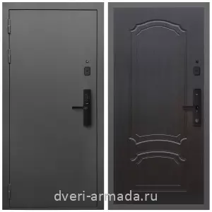 Входные двери МДФ для офиса, Умная входная смарт-дверь Армада Гарант Kaadas S500/ МДФ 6 мм ФЛ-140 Венге