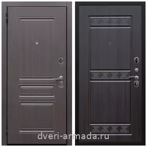 Двери МДФ для квартиры, Дверь входная Армада Экстра ФЛ-243 Эковенге / ФЛ-242 Эковенге с хорошей шумоизоляцией