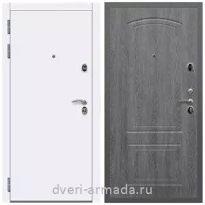 Двери МДФ для квартиры, Дверь входная Армада Кварц МДФ 10 мм / МДФ 6 мм ФЛ-138 Дуб Филадельфия графит
