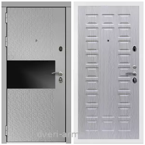 Входные двери 2050 мм, Дверь входная Армада Престиж Белая шагрень МДФ 16 мм Милк рикамо софт / МДФ 16 мм ФЛ-183 Дуб беленый