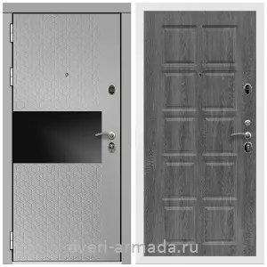 Современные входные двери, Дверь входная Армада Престиж Белая шагрень МДФ 16 мм Милк рикамо софт / МДФ 10 мм ФЛ-38 Дуб Филадельфия графит