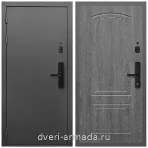 Двери оптом, Металлическая умная входная смарт-дверь Армада Гарант Kaadas S500/ МДФ 6 мм ФЛ-138 Дуб Филадельфия графит