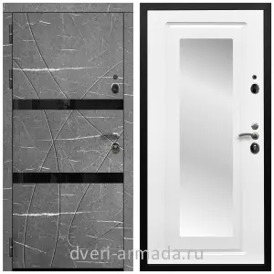 Входные двери МДФ с двух сторон, Дверь входная Армада Престиж Черная шагрень МДФ 16 мм Торос графит / ФЛЗ-120 Ясень белый