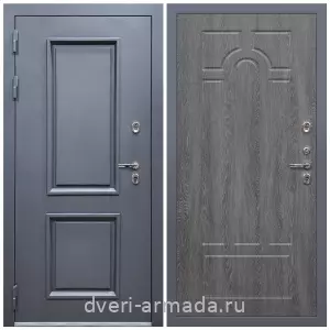 Тамбурные двери, Дверь входная уличная в дом Армада Корса / МДФ 6 мм ФЛ-58 Дуб филадельфия графит