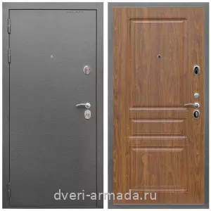 Входные двери толщиной 80 мм, Дверь входная Армада Оптима Антик серебро / ФЛ-243 Морёная береза