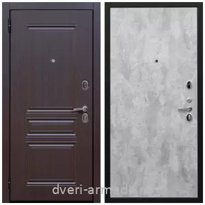 Двери МДФ для квартиры, Дверь входная Армада Экстра ФЛ-243 Эковенге / ПЭ Цемент светлый