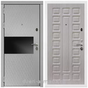 Входные двери с двумя петлями, Дверь входная Армада Престиж Белая шагрень МДФ 16 мм Милк рикамо софт / МДФ 16 мм ФЛ-183 Сандал