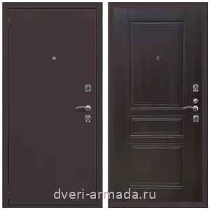 МДФ гладкая, Дверь входная Армада Комфорт Антик медь / ФЛ-243 Эковенге