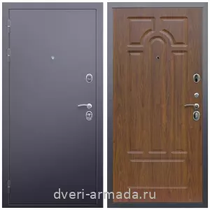 Входные двери с двумя петлями, Дверь входная Армада Люкс Антик серебро / МДФ 16 мм ФЛ-58 Морёная береза