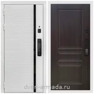 Хиты продаж, Умная входная смарт-дверь Армада Каскад WHITE МДФ 10 мм Kaadas K9 / МДФ 6 мм ФЛ-243 Эковенге