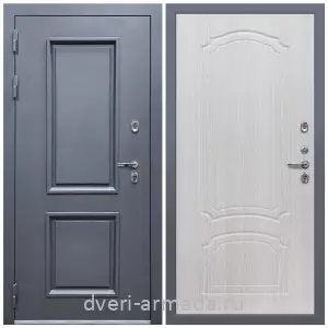Тамбурные двери, Дверь входная уличная в дом Армада Корса / МДФ 6 мм ФЛ-140 Дуб белёный