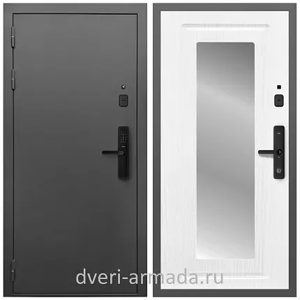 Умная входная смарт-дверь Армада Гарант Kaadas S500/ МДФ 16 мм ФЛЗ-120 Ясень белый