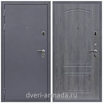 Дверь входная Армада Престиж Strong антик серебро / ФЛ-138 Дуб Филадельфия графит