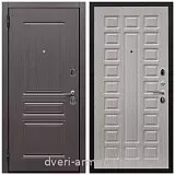 Входные двери МДФ с двух сторон, Дверь входная Армада Экстра ФЛ-243 Эковенге / ФЛ-183 Сандал белый