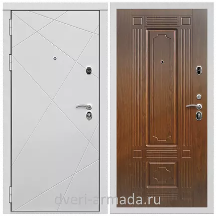 Дверь входная Армада Тесла МДФ 16 мм / МДФ 16 мм ФЛ-2 Мореная береза