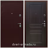 Недорогие, Дверь входная Армада Люкс Антик медь / ФЛ-243 Эковенге наружная с утеплением в частный дом