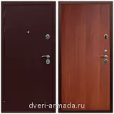 МДФ с фрезеровкой, Дверь входная металлическая Армада Люкс Антик медь / ПЭ Итальянский орех