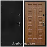 Дверь входная Армада Престиж Черная шагрень / ФЛ-183 Морёная береза