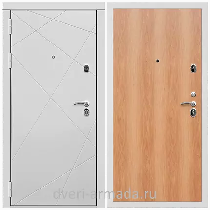 Дверь входная Армада Тесла МДФ 16 мм / МДФ 6 мм ПЭ Миланский орех