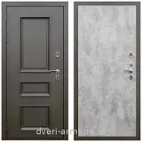 Дверь входная уличная в дом Армада Фаренгейт / МДФ 6 мм ПЭ Цемент светлый