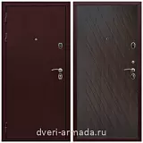 Дверь входная Армада Престиж Антик медь / МДФ 16 мм ФЛ-86 Венге структурный
