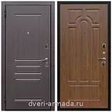 Утепленные входные двери, Дверь входная одностворчатая Армада Экстра ФЛ-243 Эковенге / ФЛ-58 Мореная береза на заказ